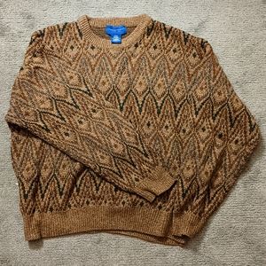 Brown Slouchy Dad Sweater